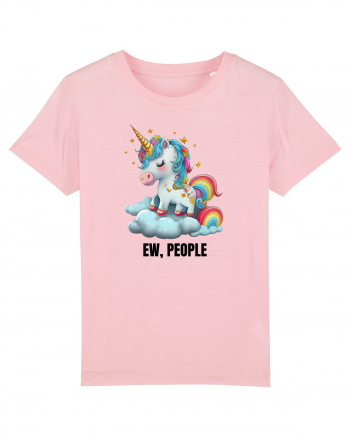 Unicorn Ew, People , design 1 Cotton Pink