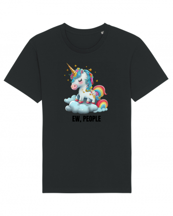 Unicorn Ew, People , design 1 Black