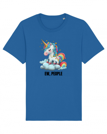 Unicorn Ew, People , design 1 Royal Blue