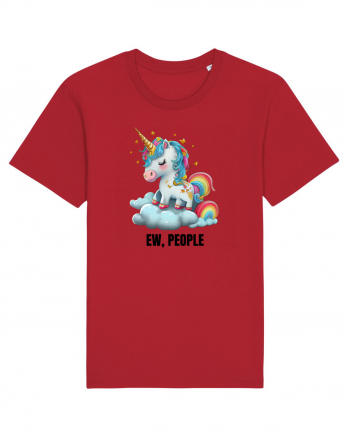 Unicorn Ew, People , design 1 Red