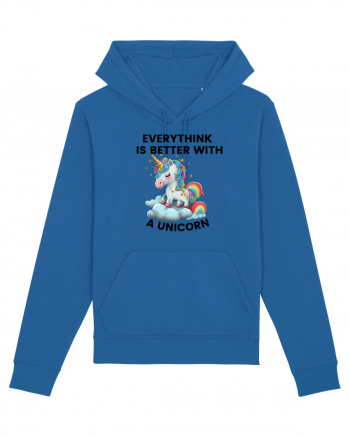 Unicorn Everythink is better with a Unicorn, design 1 Royal Blue