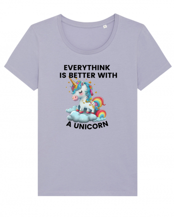 Unicorn Everythink is better with a Unicorn, design 1 Lavender