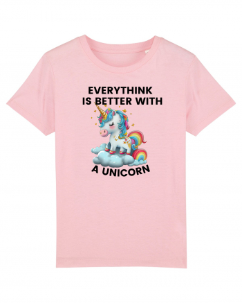 Unicorn Everythink is better with a Unicorn, design 1 Cotton Pink