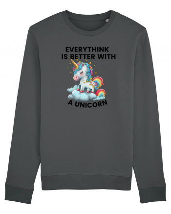 Unicorn Everythink is better with a Unicorn, design 1 Anthracite