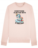 Unicorn Everythink is better with a Unicorn, design 1 Bluză mânecă lungă Unisex Rise