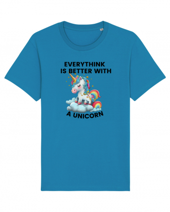 Unicorn Everythink is better with a Unicorn, design 1 Azur