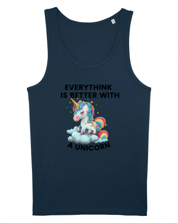 Unicorn Everythink is better with a Unicorn, design 1 Navy