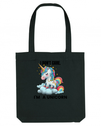 Unicorn I don't care. I'M A UNICORN, design 1 Black