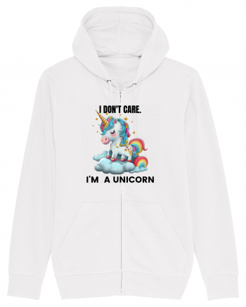 Unicorn I don't care. I'M A UNICORN, design 1 White