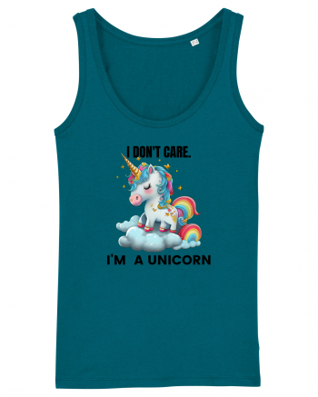 Unicorn I don't care. I'M A UNICORN, design 1 Ocean Depth