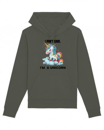 Unicorn I don't care. I'M A UNICORN, design 1 Khaki