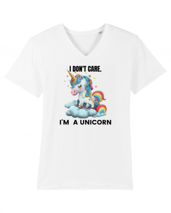 Unicorn I don't care. I'M A UNICORN, design 1 White