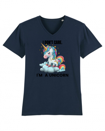 Unicorn I don't care. I'M A UNICORN, design 1 French Navy