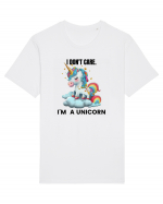 Unicorn I don't care. I'M A UNICORN, design 1 Tricou mânecă scurtă Unisex Rocker