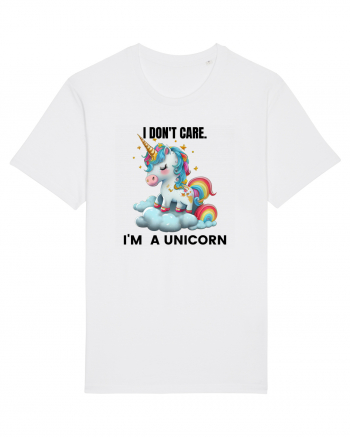 Unicorn I don't care. I'M A UNICORN, design 1 White