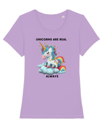 Unicorn mesaj Unicorns are real always, design 1 Lavender Dawn
