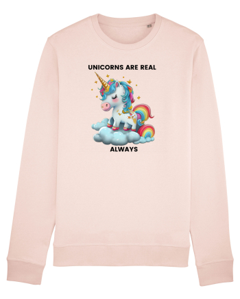 Unicorn mesaj Unicorns are real always, design 1 Candy Pink