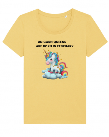 Unicorn mesaj UNICORN QUEENS ARE BORN IN FEBRUARY,  design 1 Jojoba