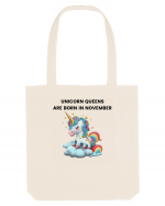 Unicorn mesaj UNICORN QUEENS ARE BORN IN november,  design 1 Sacoșă textilă