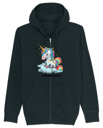 Unicorn mesaj UNICORN MOM,  design 1 Black
