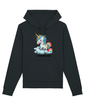 Unicorn mesaj UNICORN MOM,  design 1 Black
