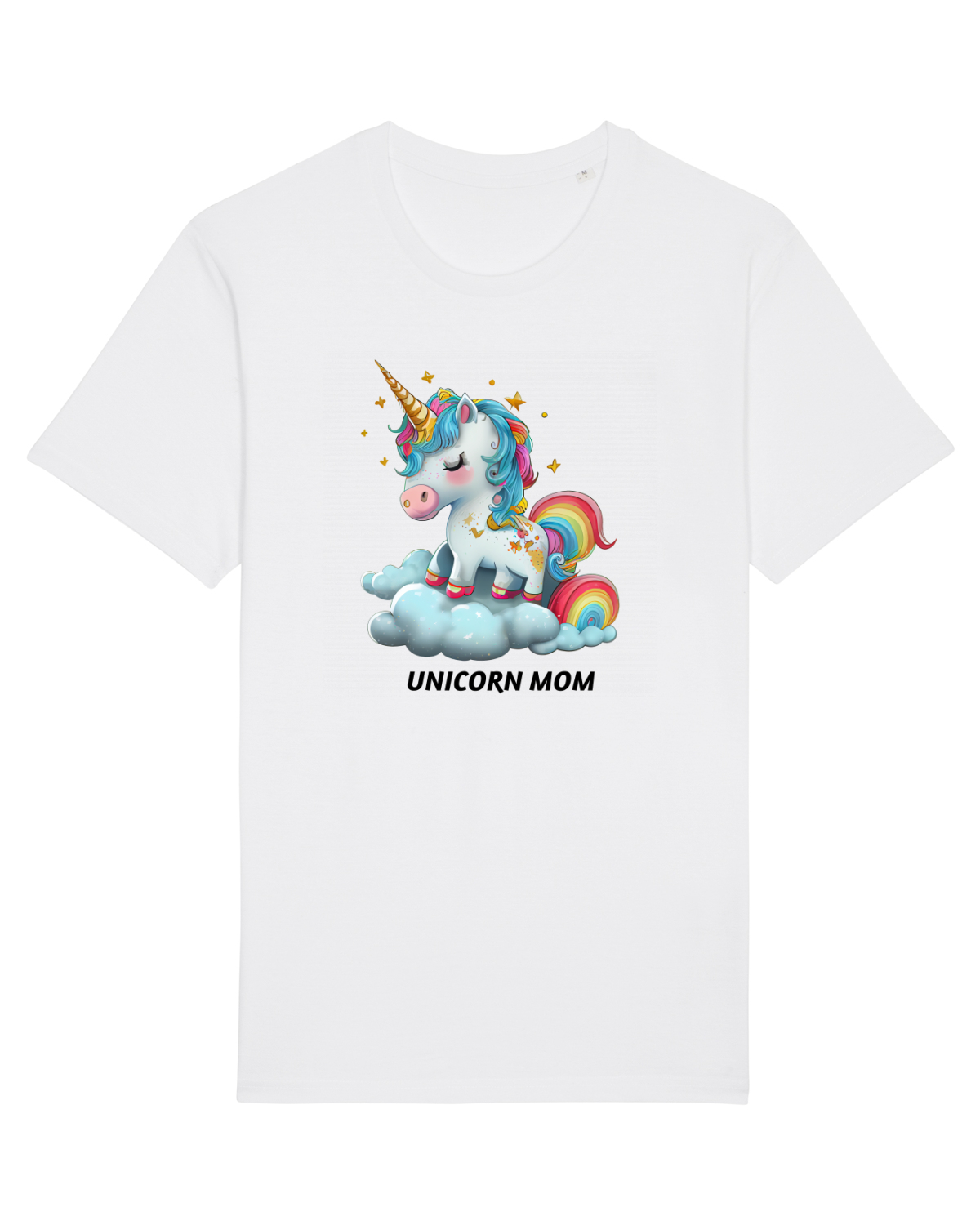 Tricou mânecă scurtă Unisex Rocker White