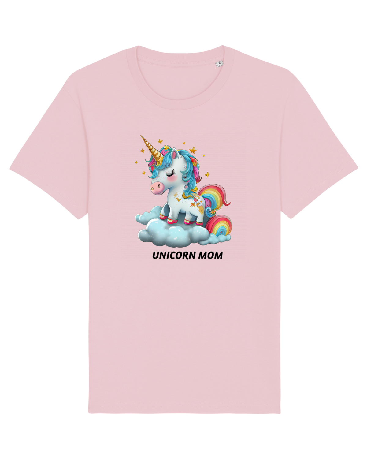 Tricou mânecă scurtă Unisex Rocker Cotton Pink