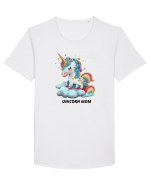 Unicorn mesaj UNICORN MOM,  design 1 Tricou mânecă scurtă guler larg Bărbat Skater