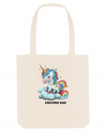 Unicorn mesaj UNICORN dad,  design 1 Sacoșă textilă