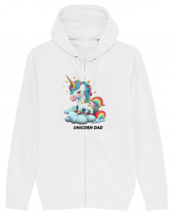 Unicorn mesaj UNICORN dad,  design 1 White