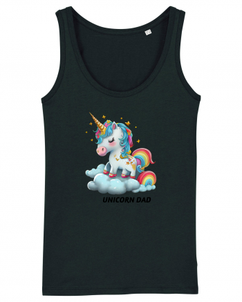 Unicorn mesaj UNICORN dad,  design 1 Black