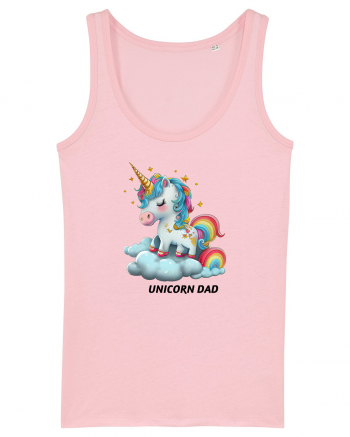 Unicorn mesaj UNICORN dad,  design 1 Cotton Pink