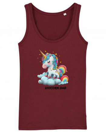 Unicorn mesaj UNICORN dad,  design 1 Burgundy