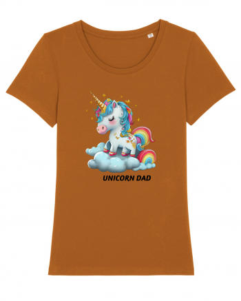 Unicorn mesaj UNICORN dad,  design 1 Roasted Orange