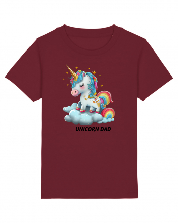 Unicorn mesaj UNICORN dad,  design 1 Burgundy