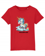 Unicorn mesaj UNICORN dad,  design 1 Tricou mânecă scurtă  Copii Mini Creator
