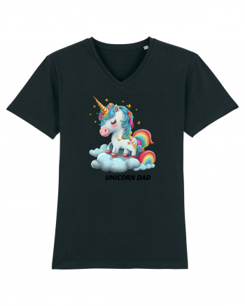 Unicorn mesaj UNICORN dad,  design 1 Black