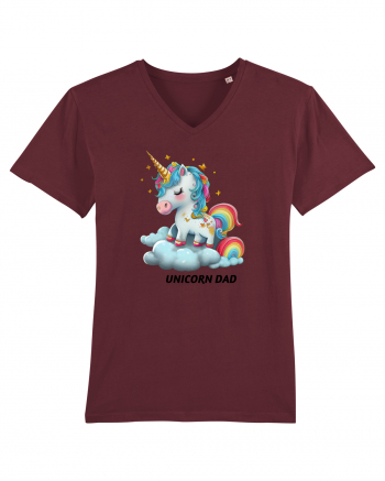 Unicorn mesaj UNICORN dad,  design 1 Burgundy