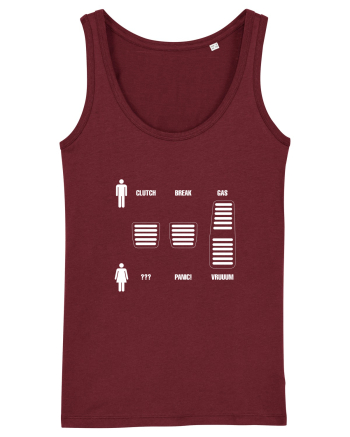 Men vs. women Burgundy