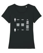 Men vs. women Tricou mânecă scurtă guler larg fitted Damă Expresser