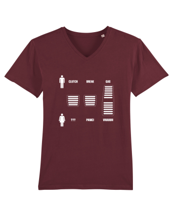 Men vs. women Burgundy