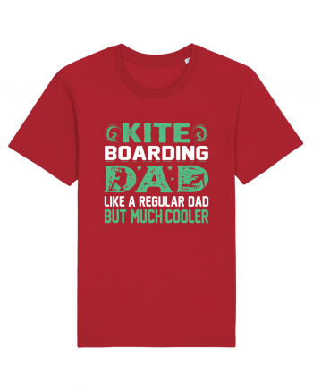 kite Boarding Dad Like A Regular Dad But Much Cooler Red