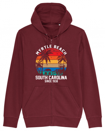 Myrtle Beach Since 1938 South Carolina Burgundy