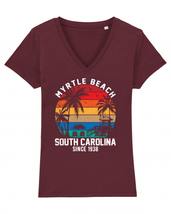 Myrtle Beach Since 1938 South Carolina Burgundy