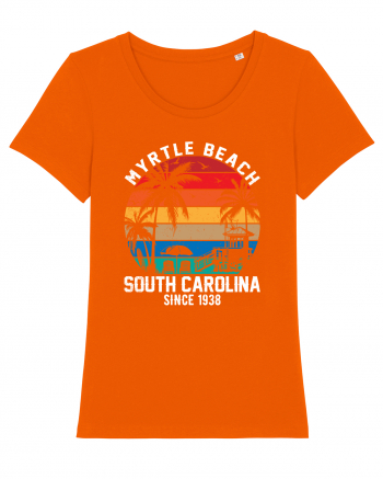 Myrtle Beach Since 1938 South Carolina Bright Orange