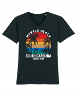 Myrtle Beach Since 1938 South Carolina Tricou mânecă scurtă guler V Bărbat Presenter