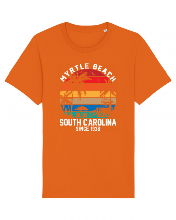 Myrtle Beach Since 1938 South Carolina Bright Orange