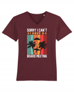 Sorry I can't I have a board meeting Tricou mânecă scurtă guler V Bărbat Presenter