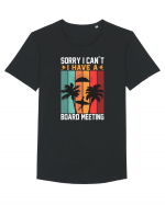 Sorry I can't I have a board meeting Tricou mânecă scurtă guler larg Bărbat Skater