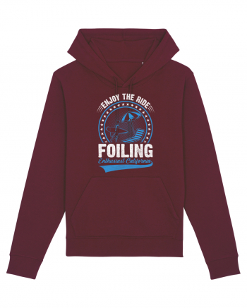 Enjoy The Ride Foiling Enthusiast California Burgundy